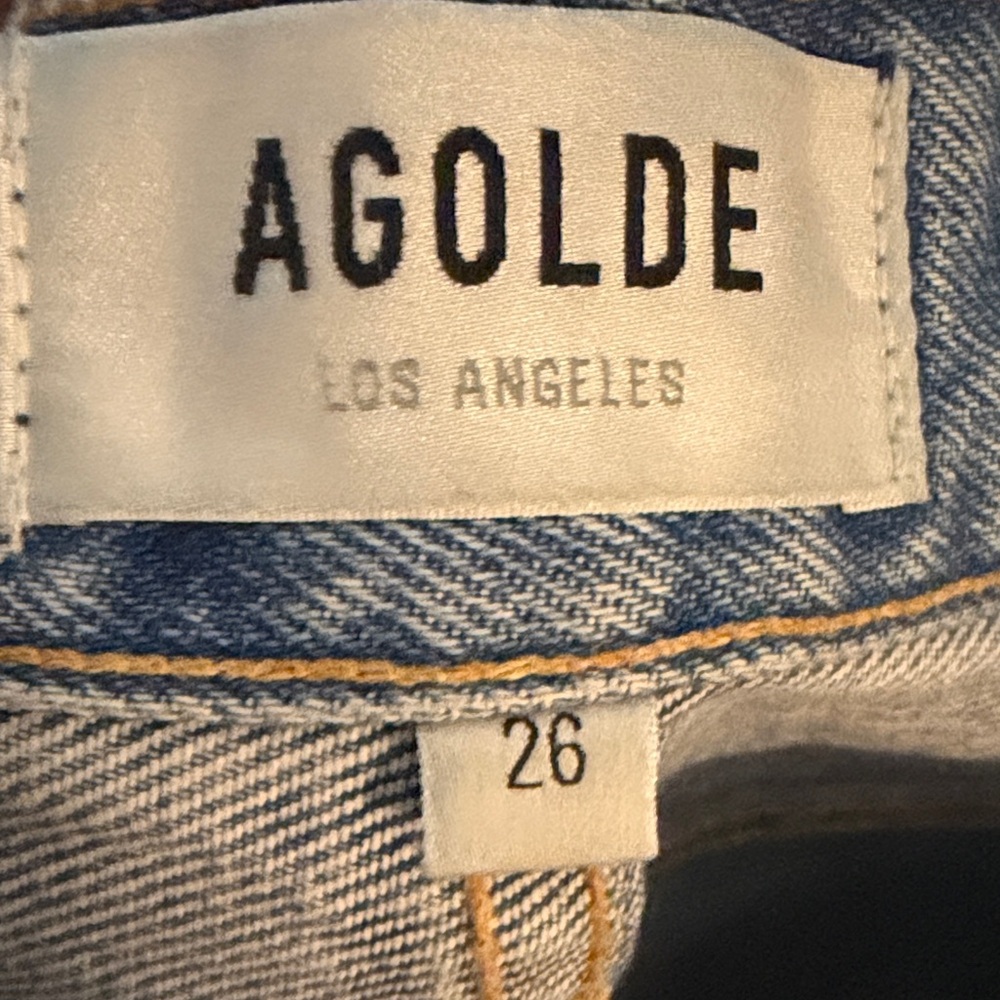 Agolde 90's Mid Rise Loose Fit Jeans - Fall Out - Picture 3 of 6